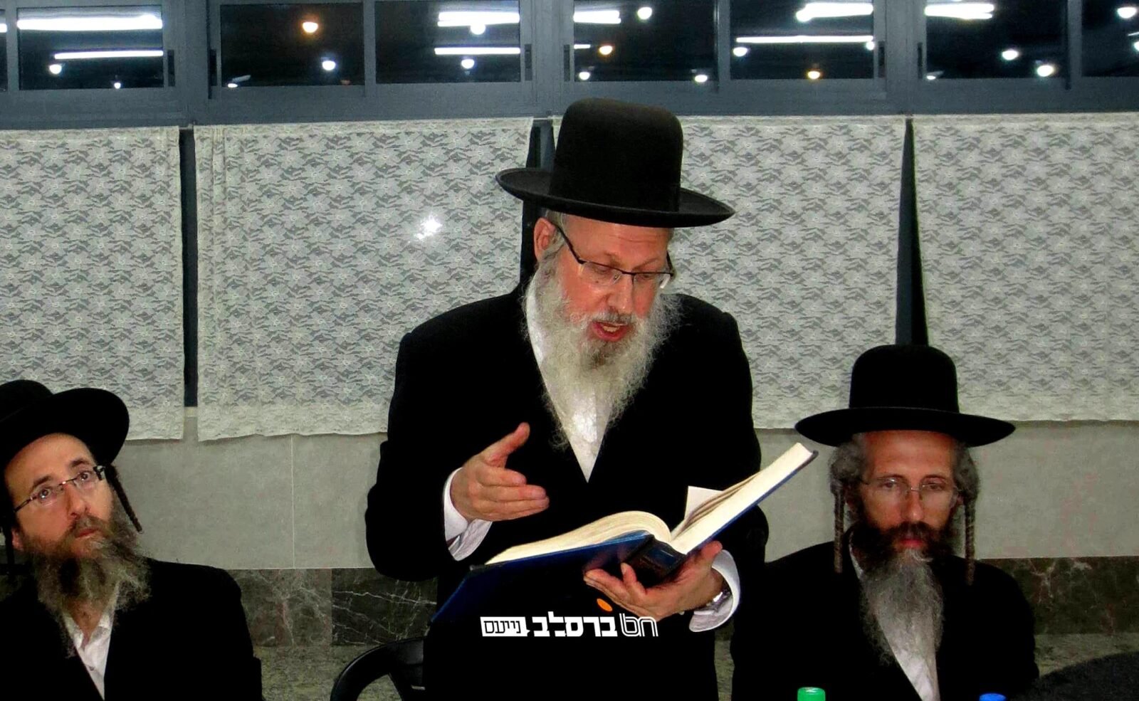 בית שמש • סיום מסכת שבת והתחלת מסכת עירובין בבית הכנסת ברסלב בקריה החרדית