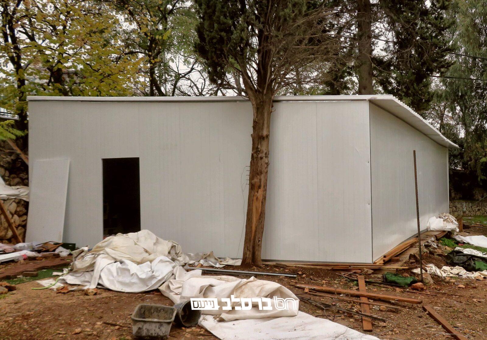 צפת • לאחר הקשיים, בנייה בבית הכנסת 'אור הצדיק'