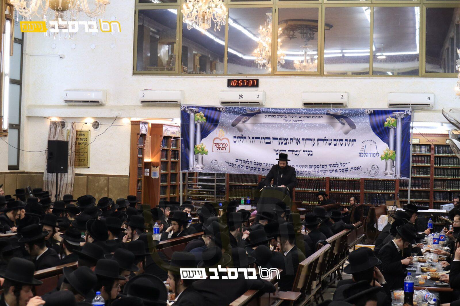 'מורשת הנחל' • מעמד סיום המשנה ברורה בסדר "עמוד היומי"