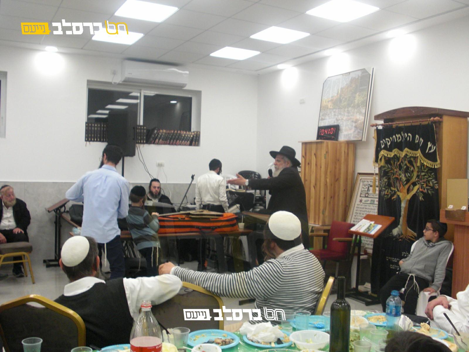 פתח תקוה • מעמד חנוכת הבית בבית הכנסת 'משכן הצדיק'