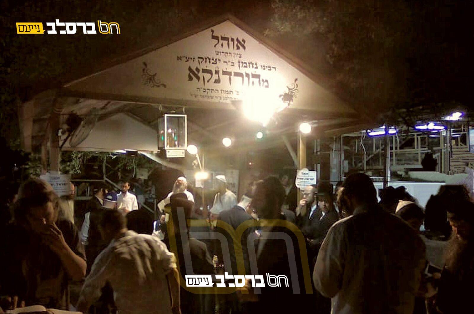 אנ"ש עלו לפקוד את ציון רבי נחמן מהורדנקא בטבריה