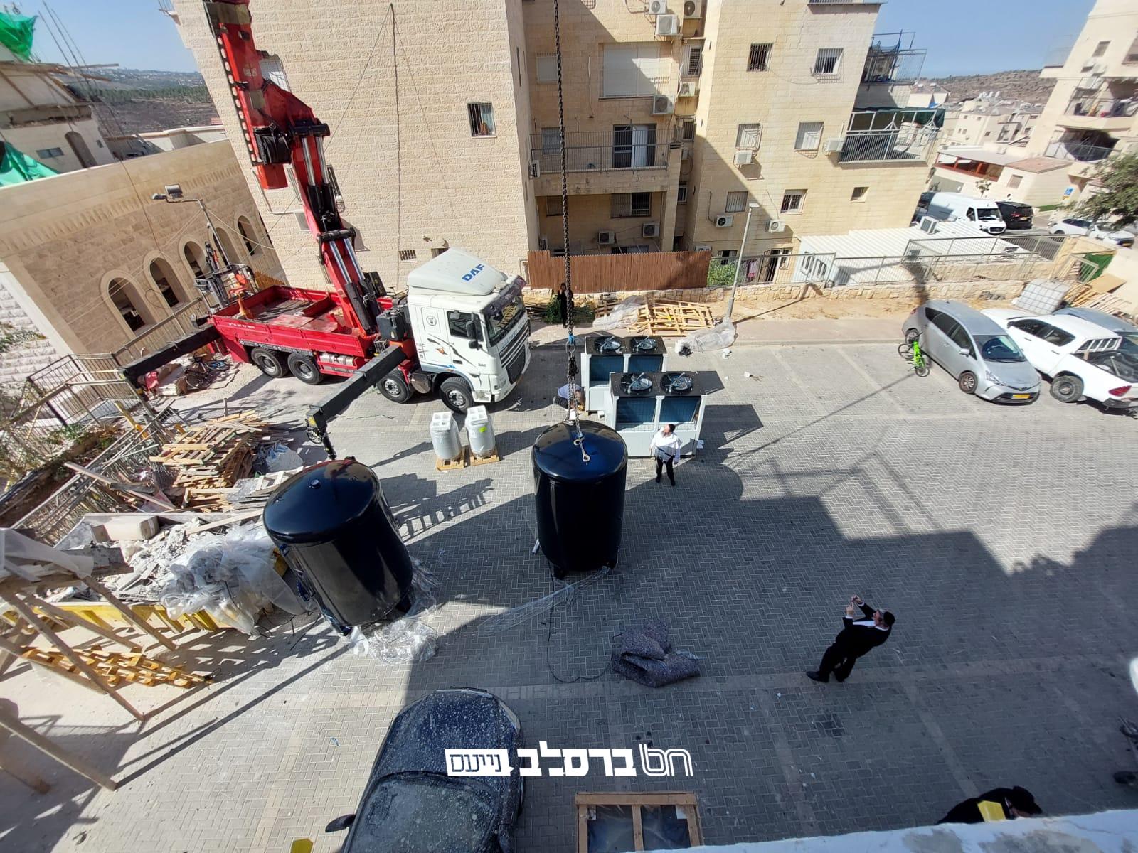 ביתר • ציוד משוכלל למקוה המהודר של 'כולל חצות' | צפו