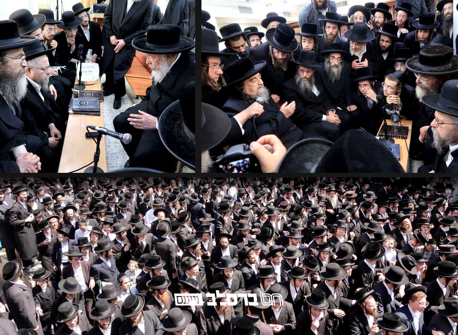 ניחום אבלים: זקני אנ"ש בבית הגאב"ד זצוק"ל | צפו