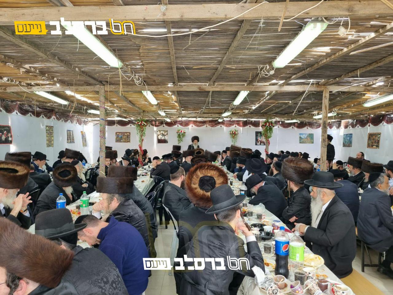 הילולת רבינו הקדוש בבית הכנסת 'אור אברהם' בראשות חשובי אנ"ש