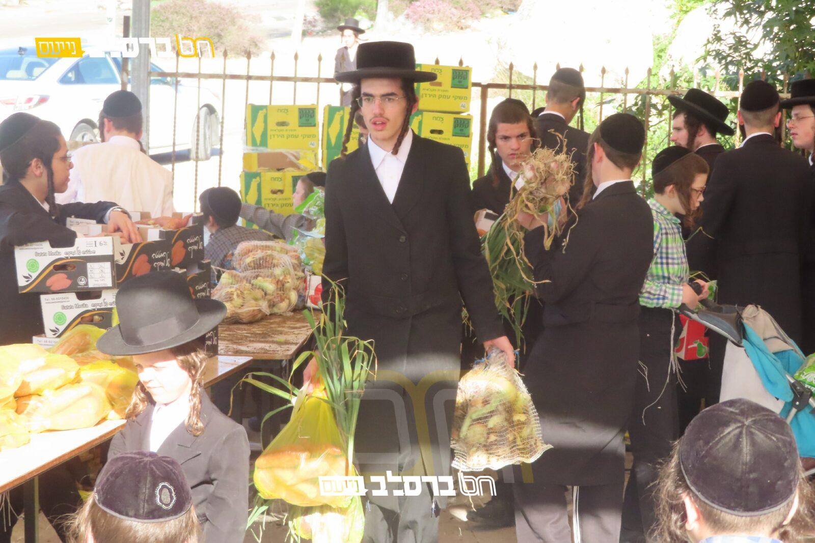 'בית שמש' • חלוקת קמחא דפסחא ב'נחלת חן'