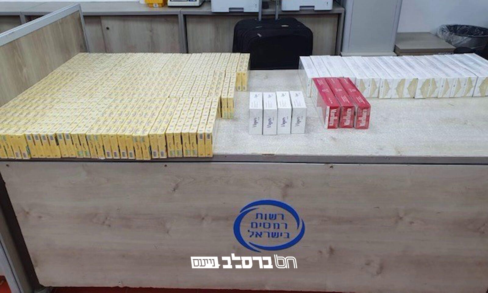 נתב"ג • זהו גובה הקנס שישלמו מבריחי הסיגריות |◄