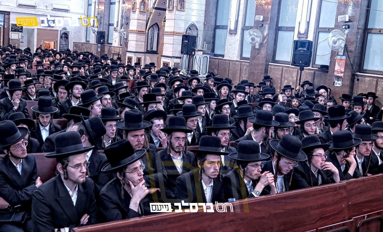 מאות בחורים במעמד 'כינוס הכרוז'