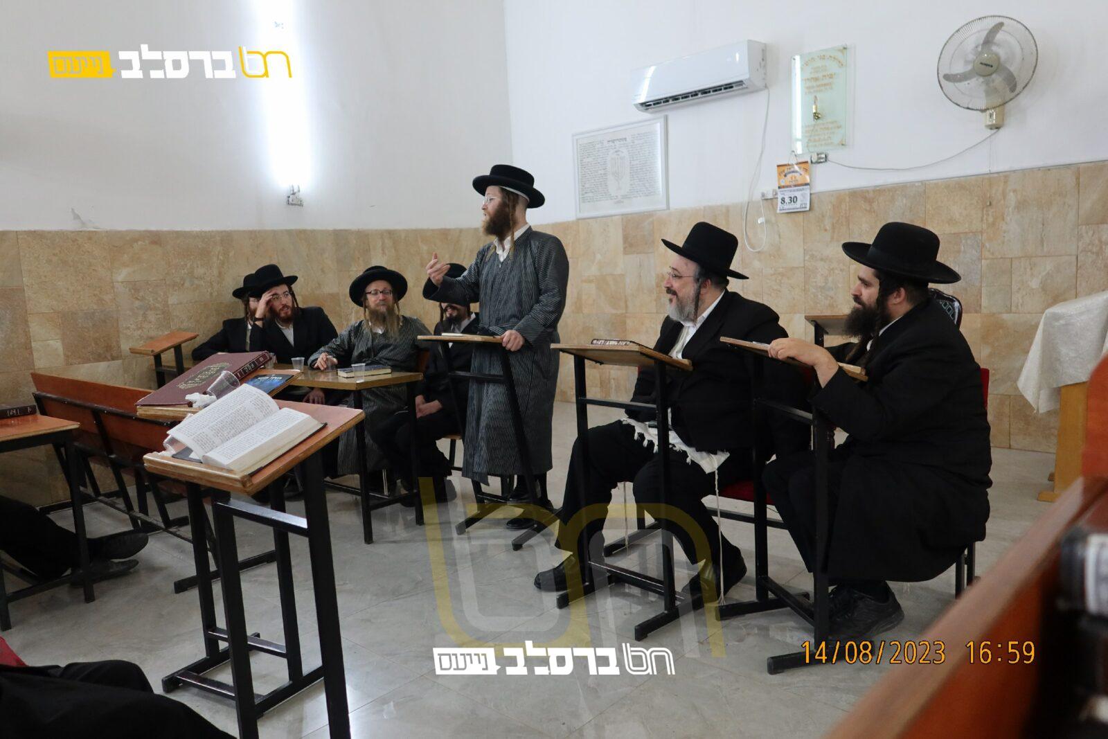 בית שמש • מעמד הפתיחה לישיבת ברסלב 'לעבדו'