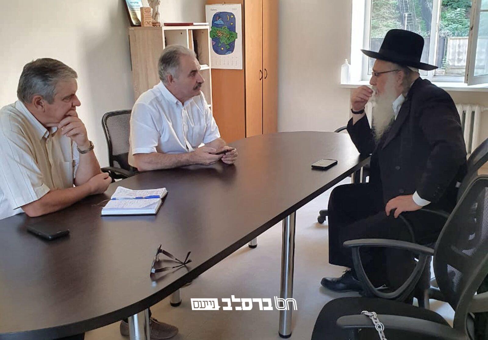 קיבוץ תשפ"ד • שר הדתות האוקראיני נפגש עם יו"ר איחוד ברסלב