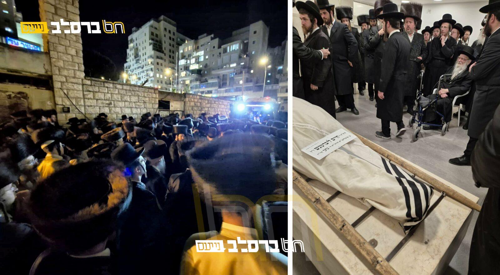 מסע הלוויית רבי חיים ליברמנש זצ"ל