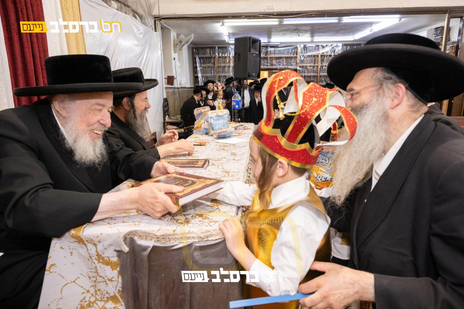 בֶּן חָמֵשׁ לַמִּקְרָא • חומש סעודה בתלמוד תורה ברסלב ירושלים |◄