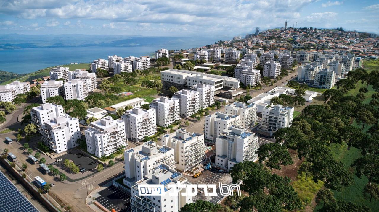 טבריה עילית • קהילת ברסלב לקראת שיווק דירות בפרויקט 'נוף כנרת פוריה'