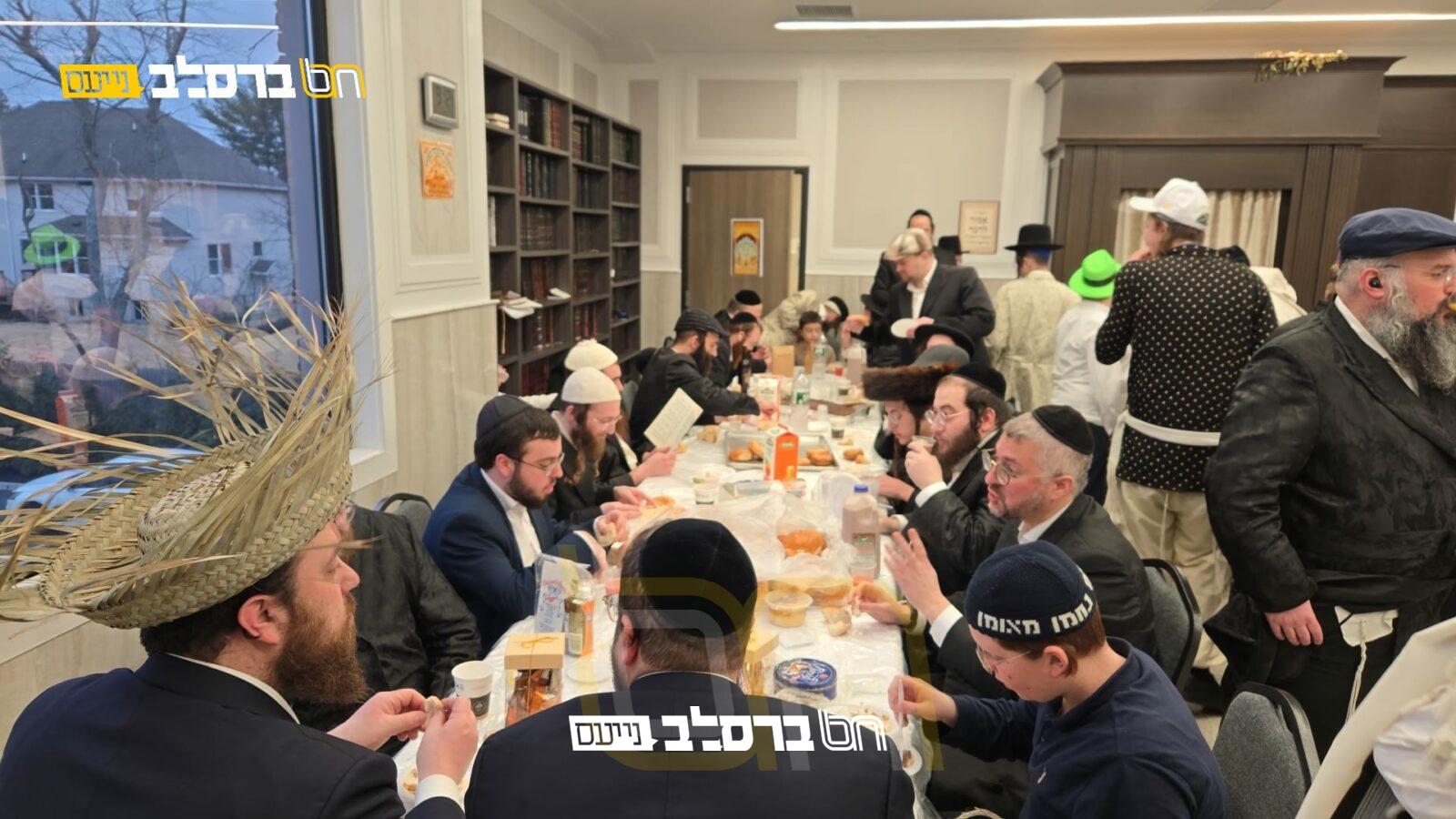 לעיקוואד • שמחת פורים בבית הכנסת 'ברסלב' |◄