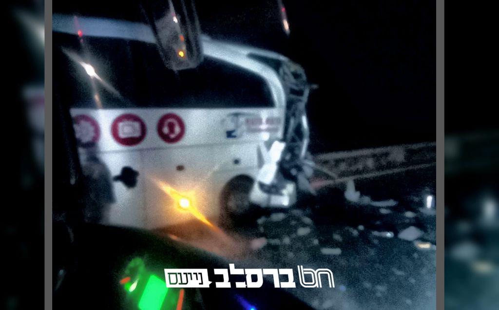 נס בדרך לאומן: תאונת אוטובוס נגמרה עם 5 פצועים קל בלבד