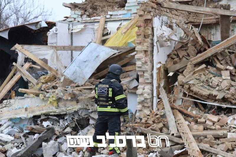 אומן • טיל רוסי נפל בעיר אומן סמוך למאפיית המצות |◄