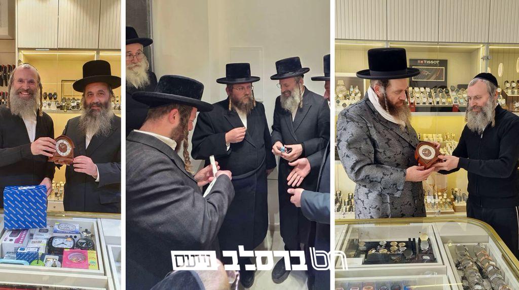 ביתר • מעמד קביעת מזוזה לחנות החדשה SIXTY ONE – שעוני מותג | ◄