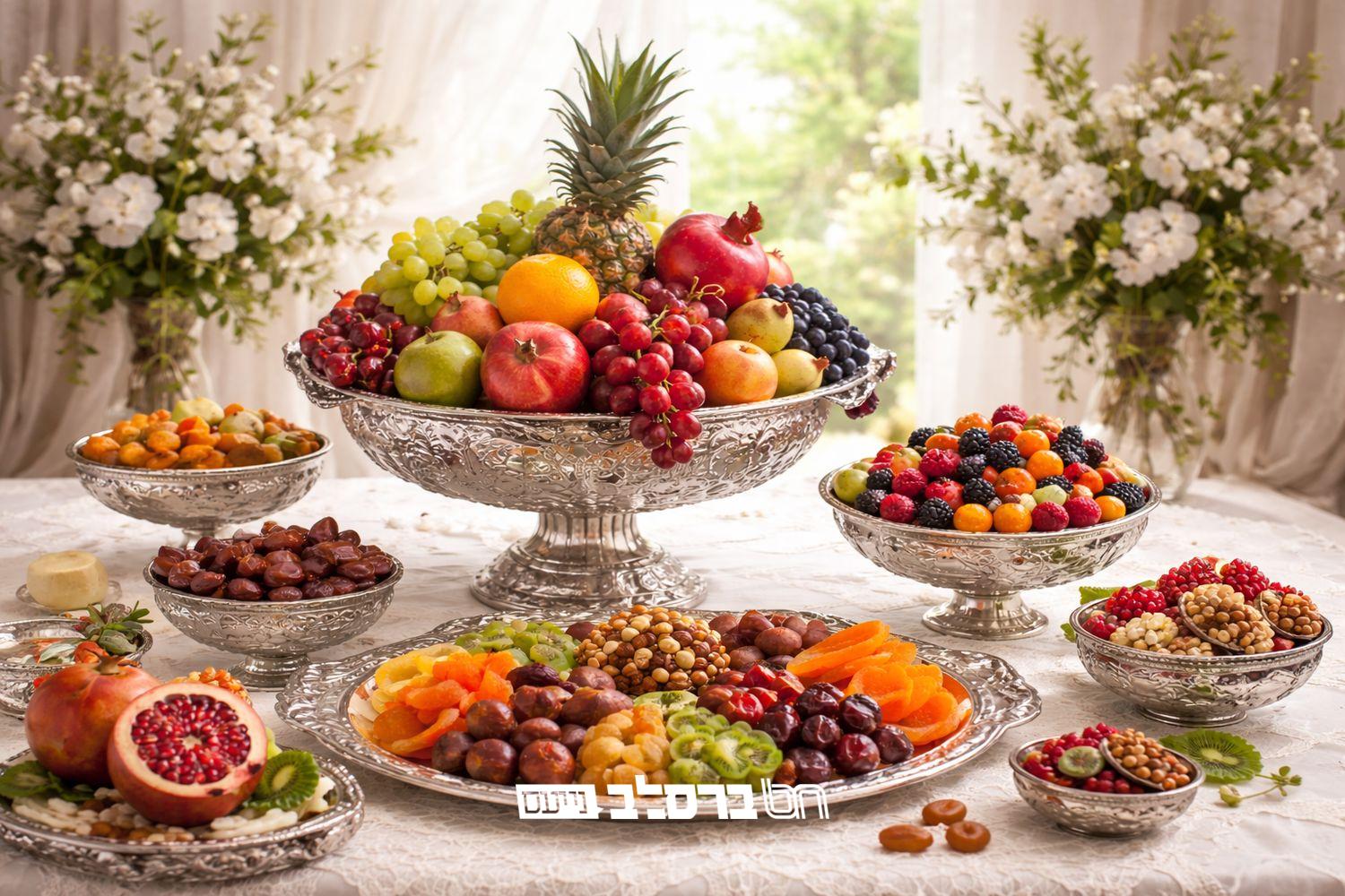 פֵרוֹתֶיךָ מְתוּקִים: התכוננו לסעודת ט"ו בשבט בהלכה ובחסידות – כל העלונים |↓