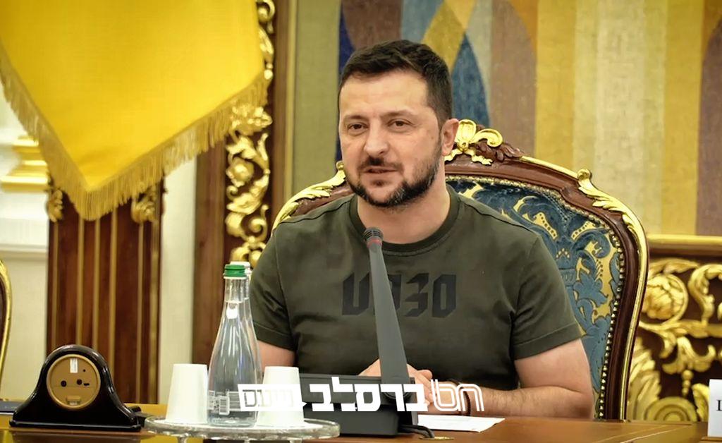 אוקראינה • עבירה פלילית: זלנסקי חתם על הגברת האכיפה והענישה לאנטישמיות