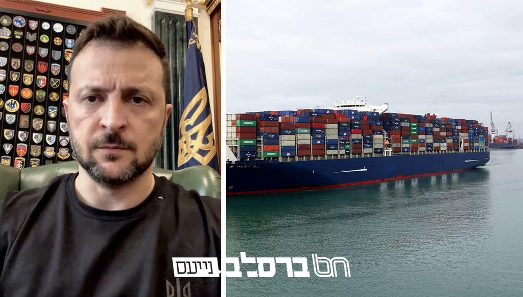 מי ישלם את המחיר: זלנסקי זועם על חיטה גנובה מאוקראינה שנכנסת לנמל חיפה