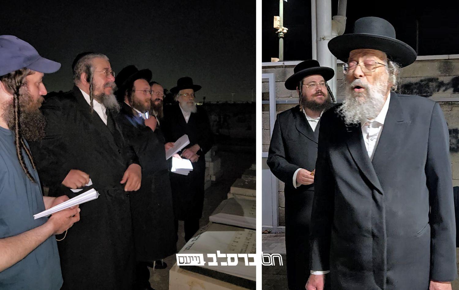 כמה מאנ"ש עלו להגיד קדיש על קברו של הרב יואל שטראקס |◄