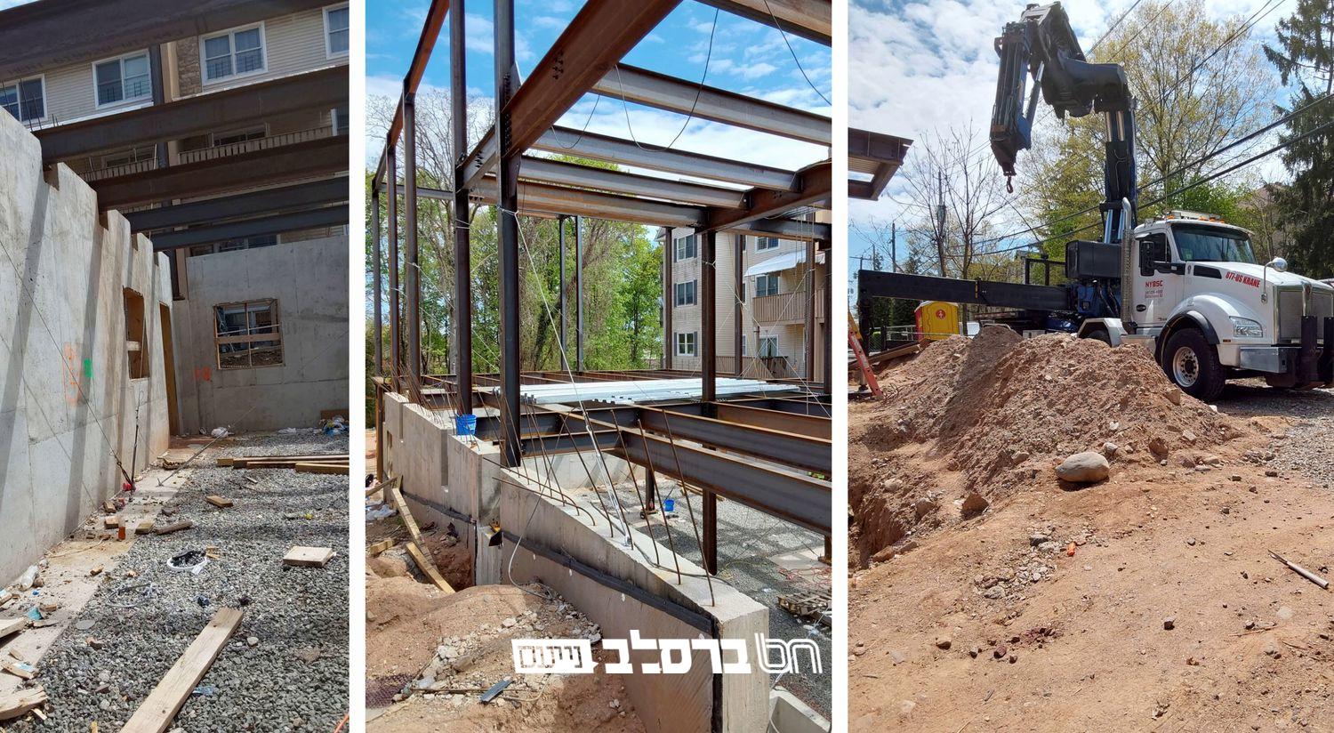 מאנסי • בבית הכנסת 'ברכת הנחל' מתקדמים בבניה