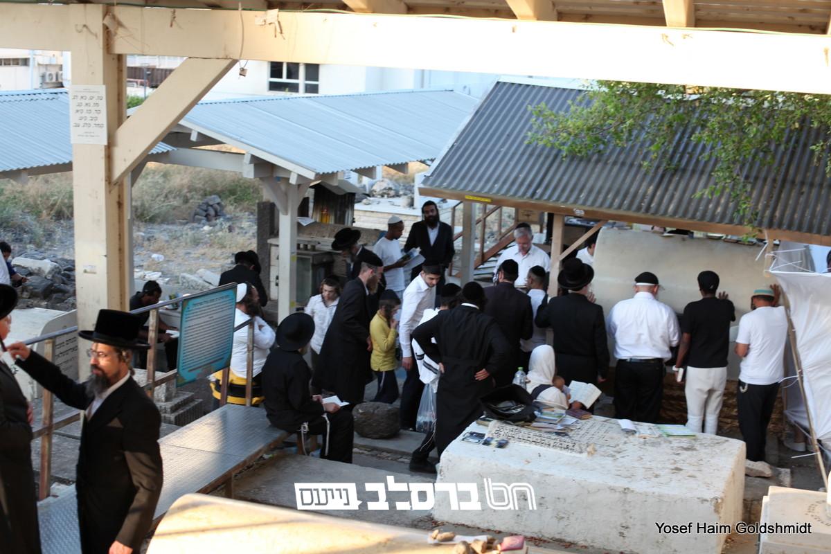 טבריה • המונים עלו לפקוד את ציון רבי נחמן מהורדנקא בהילולא | ◄