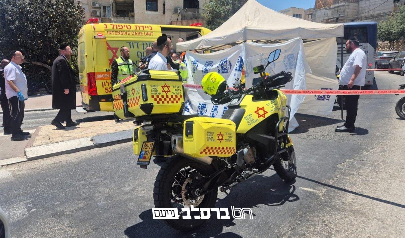 טרגדיה במודיעין עילית: הילד משה גלינסקי ז"ל נהרג מפגיעת אוטובוס