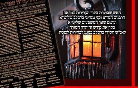 הרבנים זקני ומנהיגי ברסלב שליט"א בקריאת קודש והזהרה חמורה בעניין הבחירות לכנסת